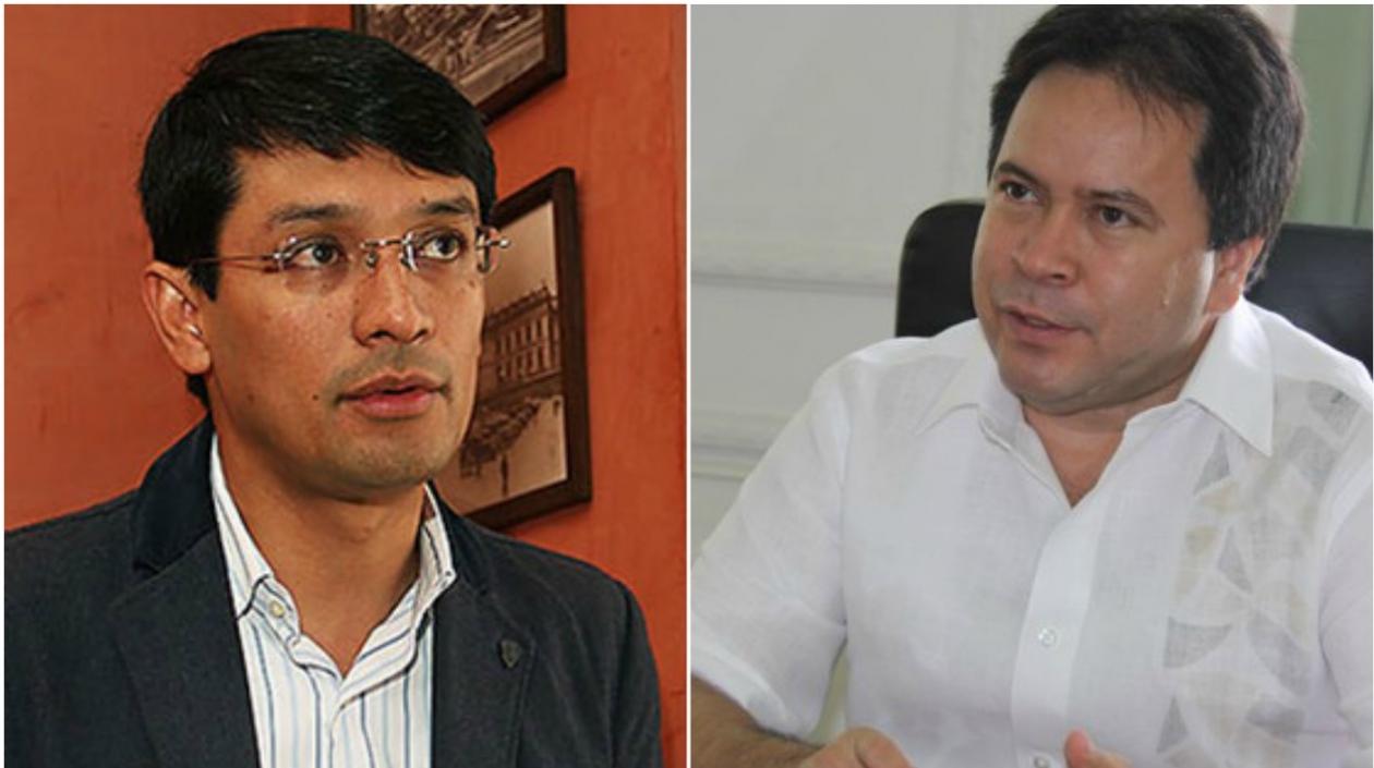 Camilo Romero, gobernador de Nariño, y William Villamizar, gobernador de Norte de Santander.