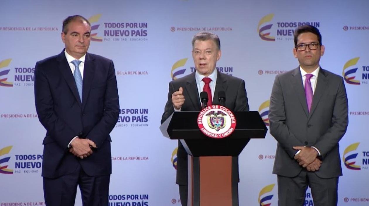 Presidente elogió a Aurelio Iragorri y le dio la bienvenida a nuevo MinAgricultura.