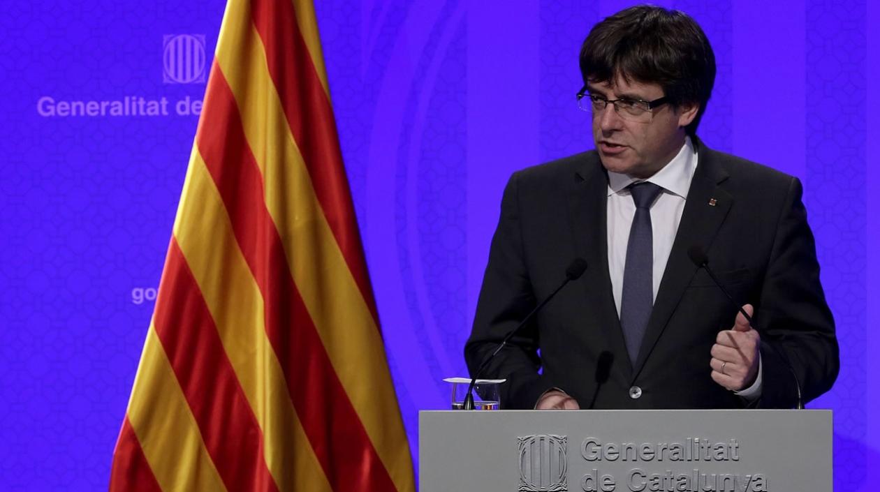 El presidente de la Generalitat, Carles Puigdemont
