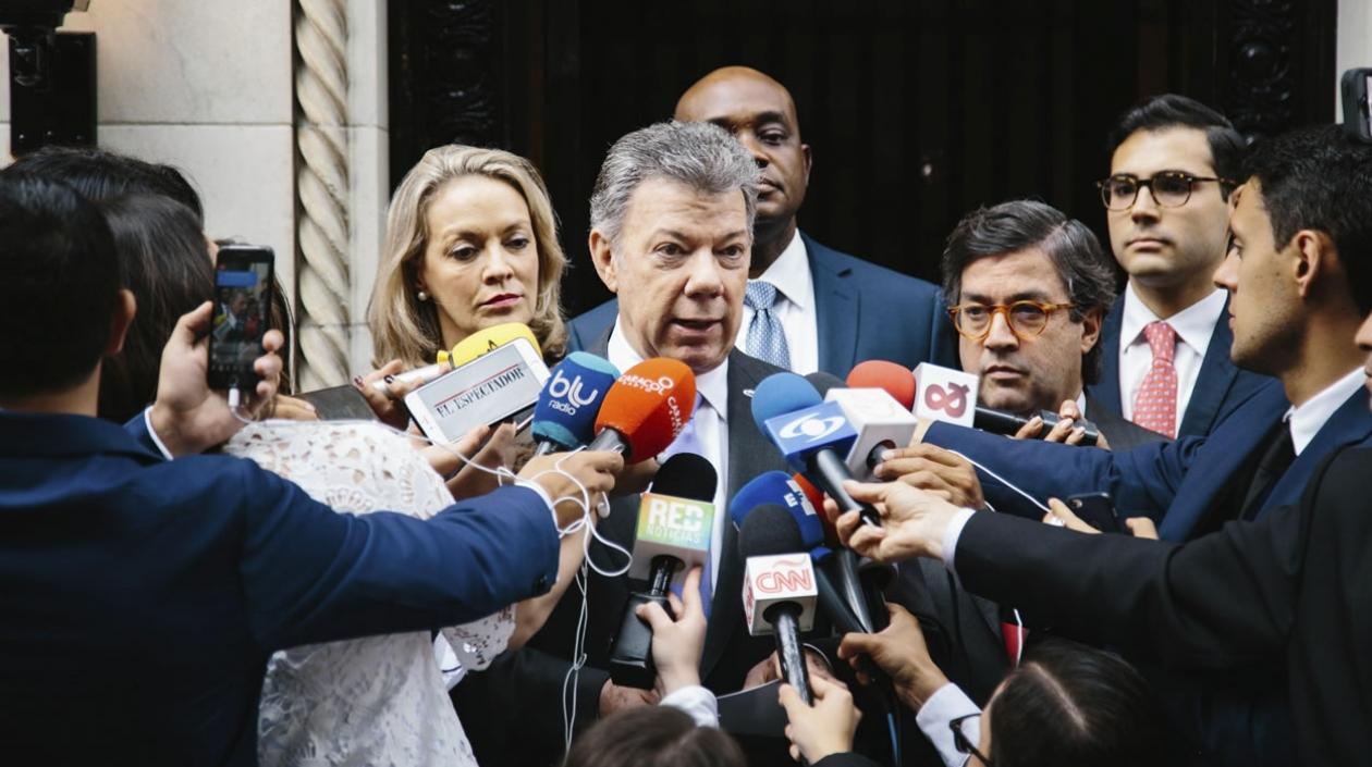 El presidente de Colombia, Juan Manuel Santos