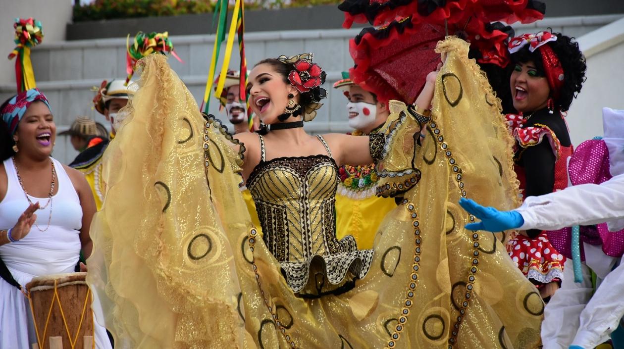 Valeria Abuchaibe Rosales, reina del Carnaval de Barranquilla 2018.