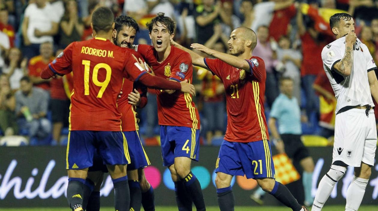 Isco celebra su anotación.