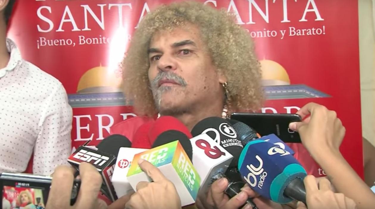 Carlos Valderrama, exjugador de la Selección Colombia.