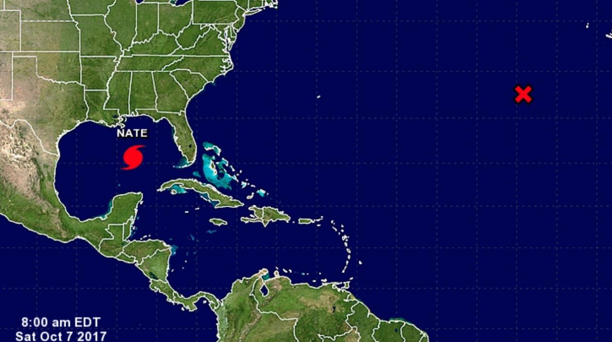 Tormenta Nate se convirtió en huracán 1.