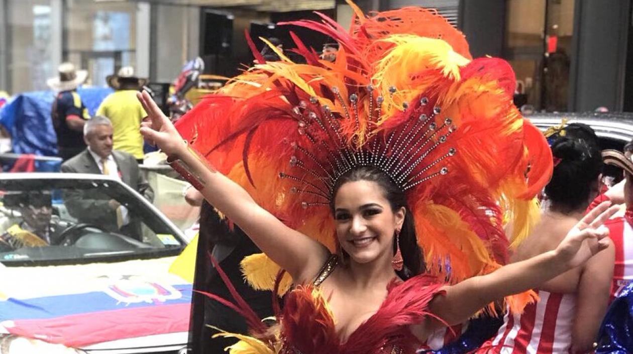 Valeria Abuchaibe Rosales, reina del Carnaval de Barranquilla 2018.