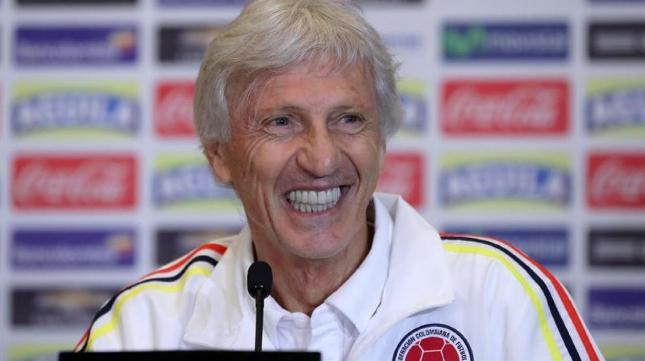 José Néstor Pékerman, DT de la Selección Colombia.