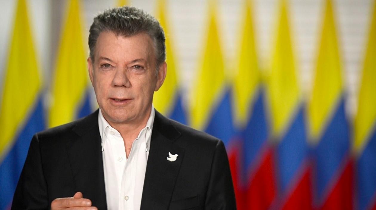 El presidente de Colombia, Juan Manuel Santos