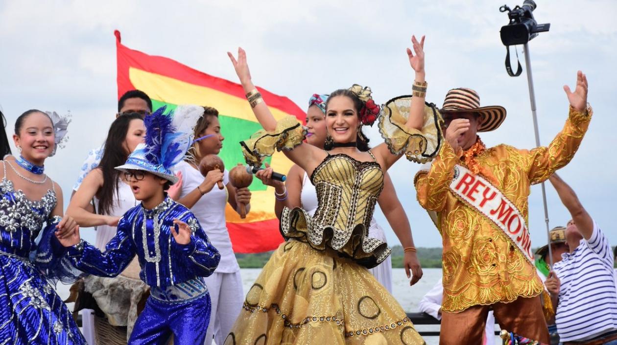 La reina del Carnaval 2018, Valeria Abuchaibe.