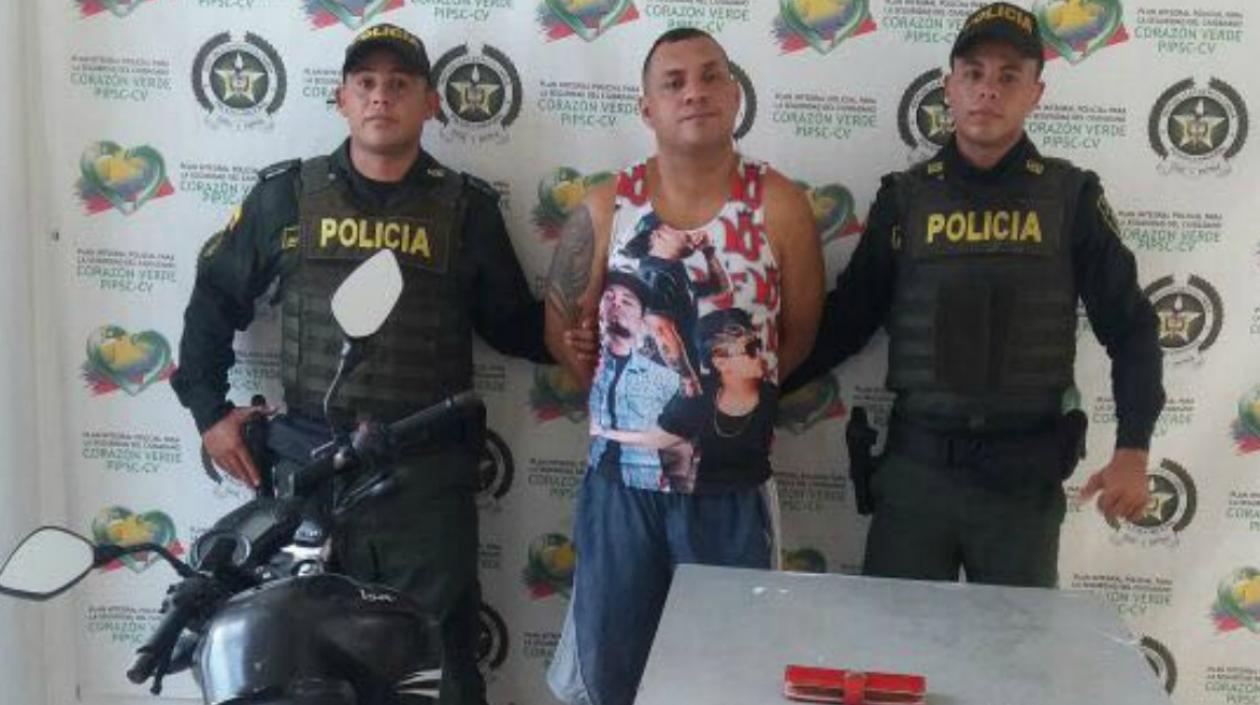 Jaime Luis Pinto Durán, capturado.