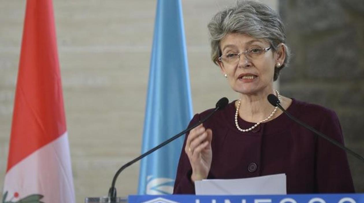 Irina Bokova,  directora general de la Unesco.
