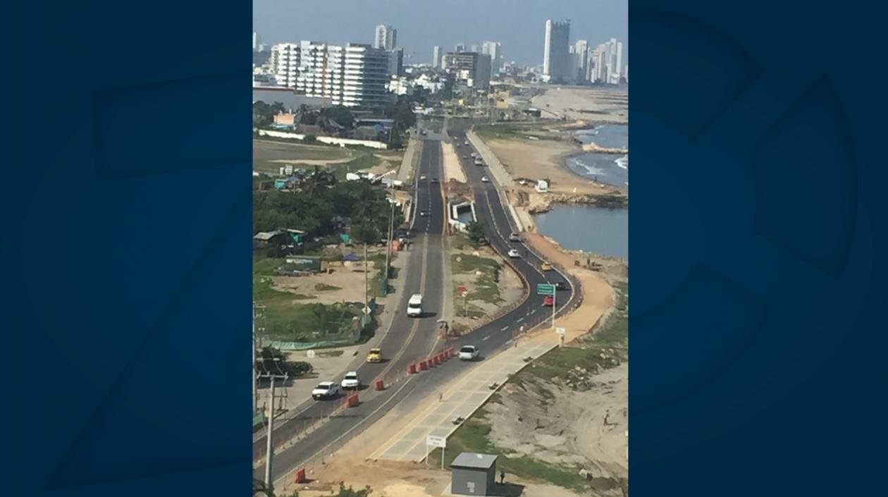 Las obras habilitadas en el sector de la Bocana.