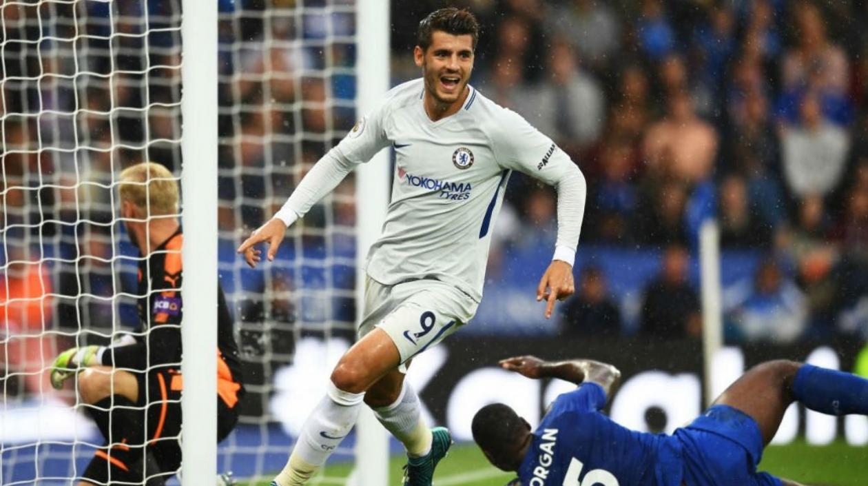 Álvaro Morata, delantero del Chelsea. 