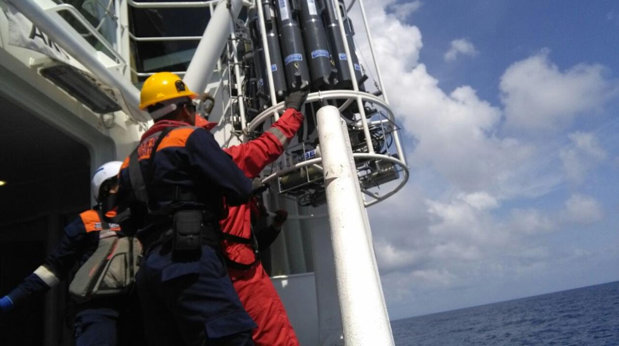 La Armada Nacional, Dimar, CCO y la Escuela Naval de Cadetes “Almirante Padilla” participan en la expedición Seaflower.