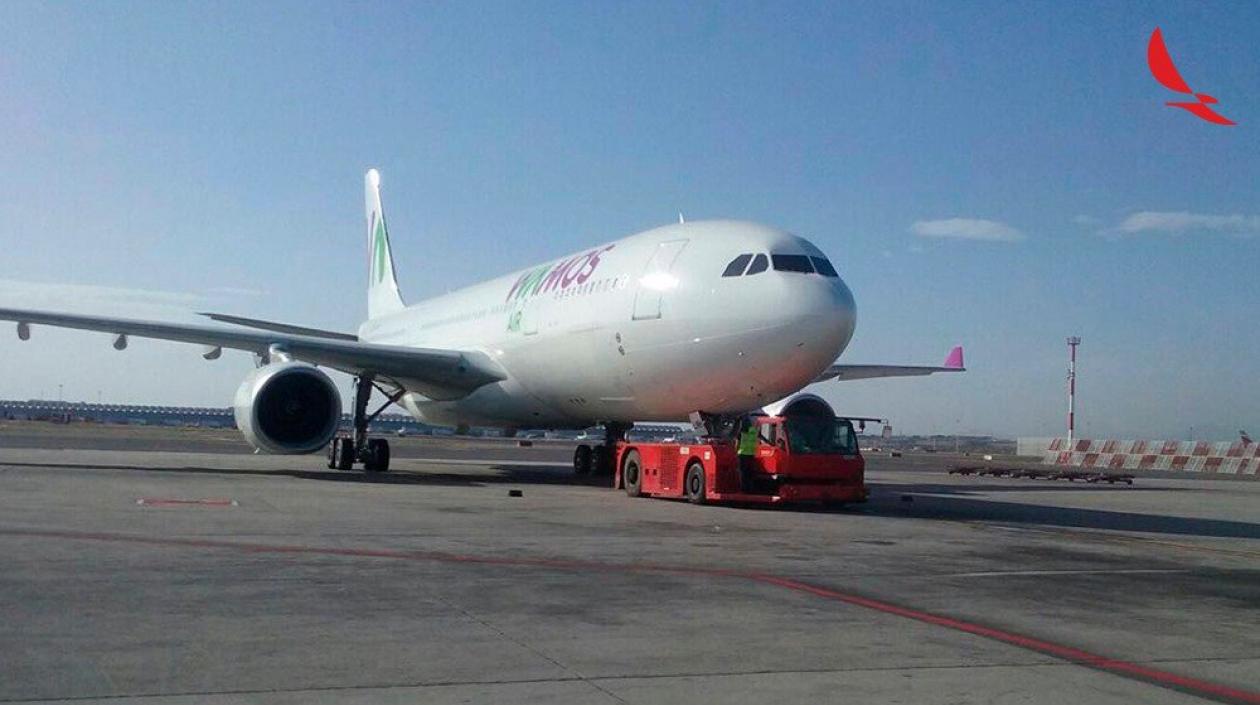 Wamos Air es la aerolínea que operará hoy el vuelo Madrid- Cali.
