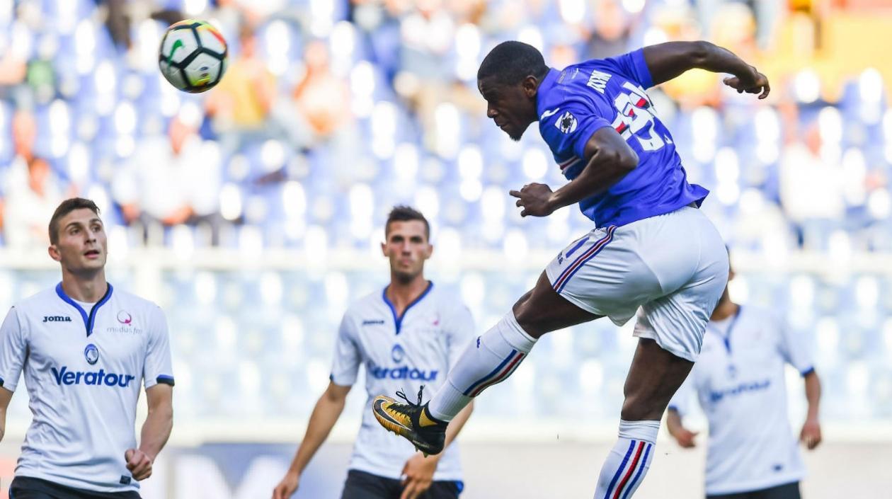 Acción del tanto de Duvan Zapata. 