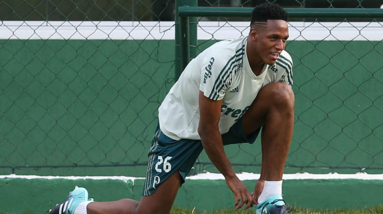 Yerry Mina, defensor colombiano.