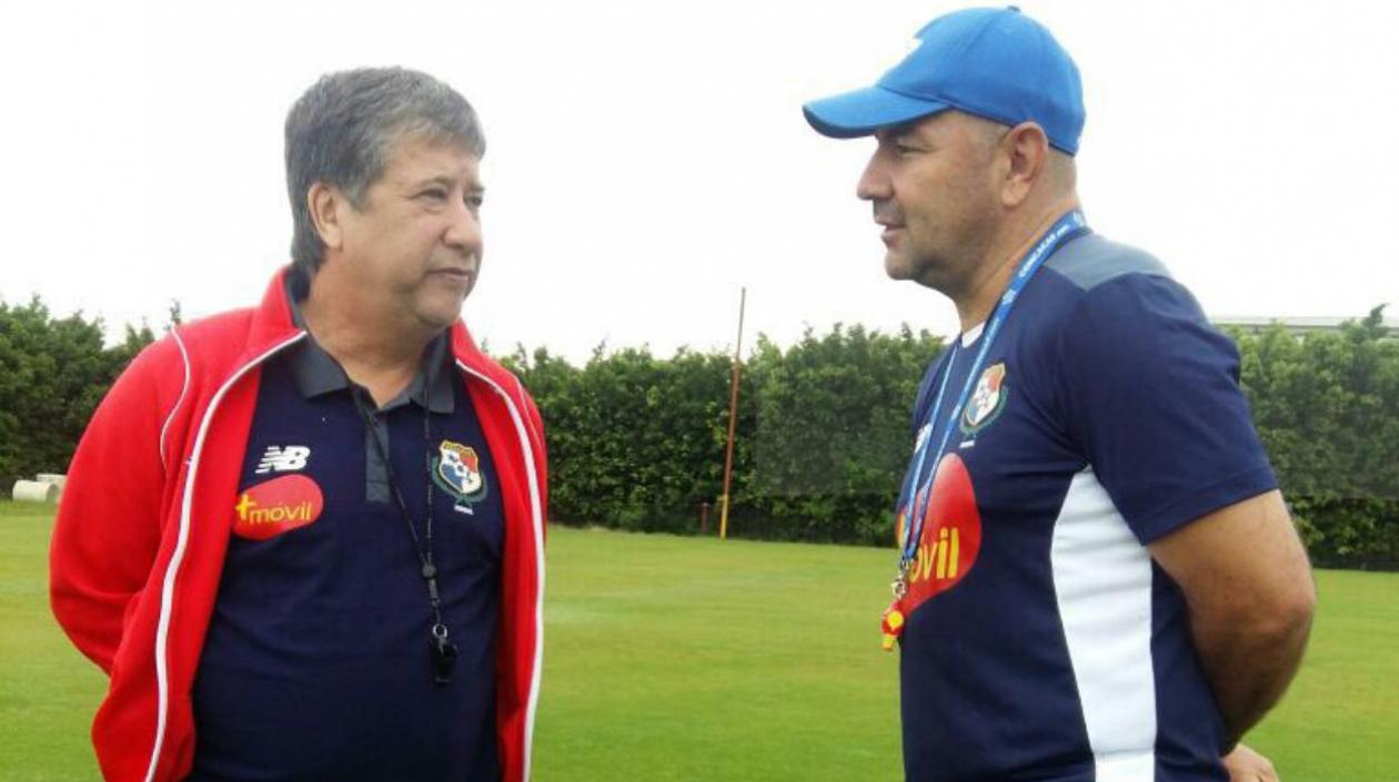 Hernán Darío 'Bolillo' Gómez y Édgar 'el Pánzer' Carvajal.