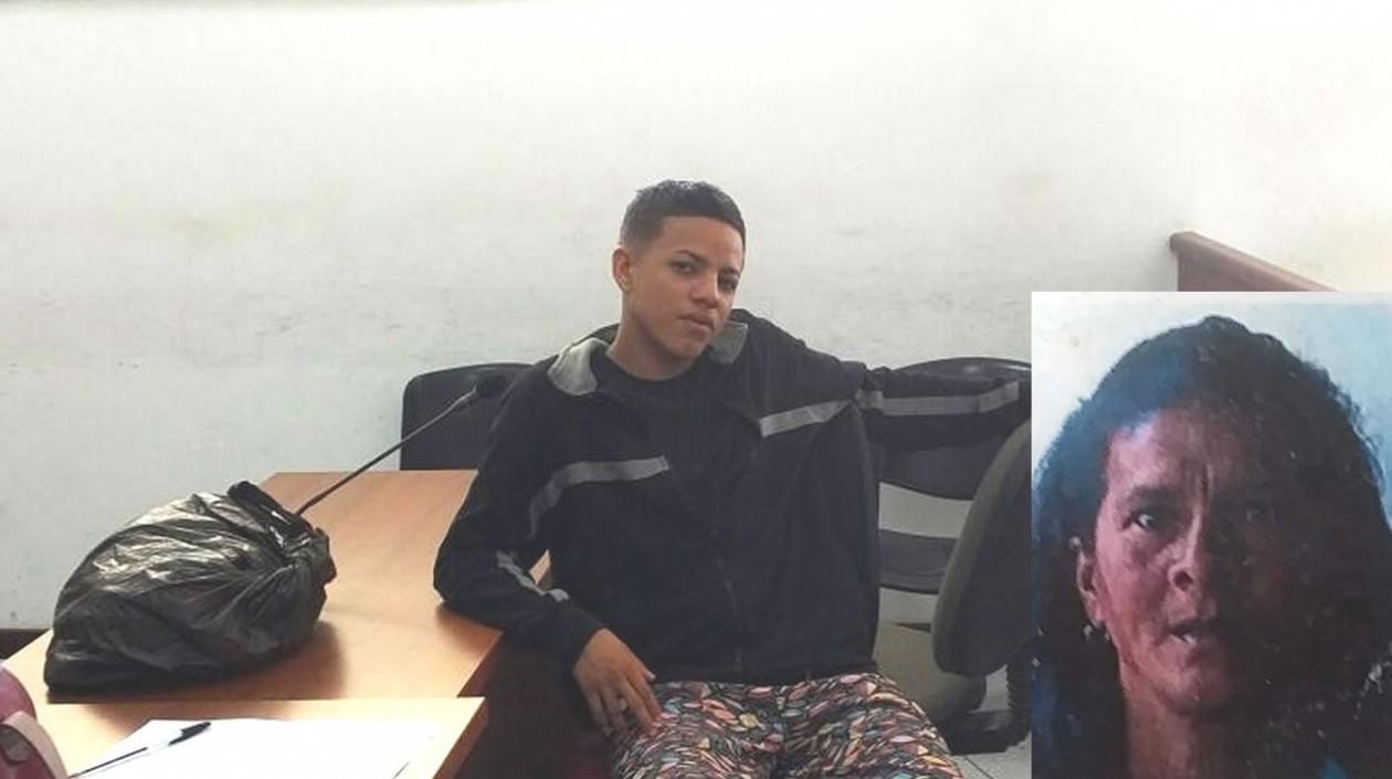 Brayan Esteban García Rodallega, en audiencia por el asesinato de Elis Esther López Peña.