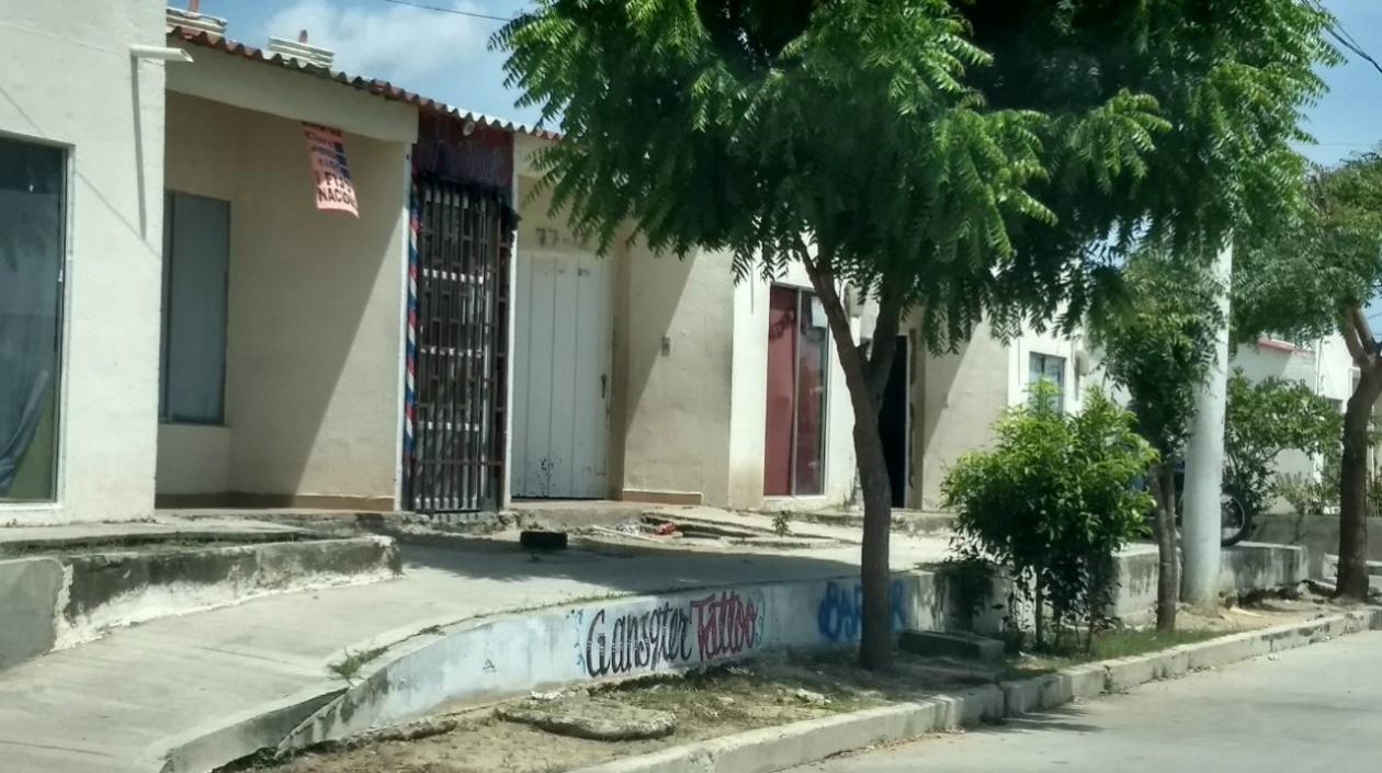 Sitio donde se presentaron los hechos en Soledad