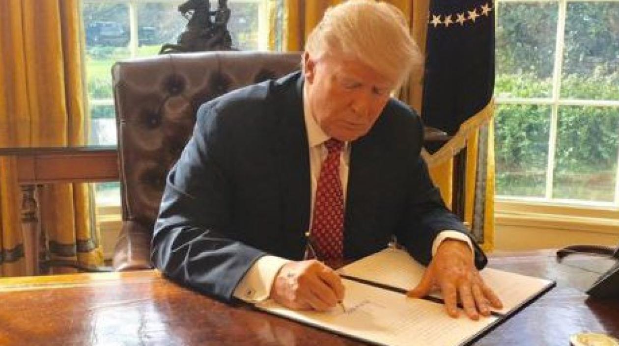 Donald Trump, presidente EE.UU.