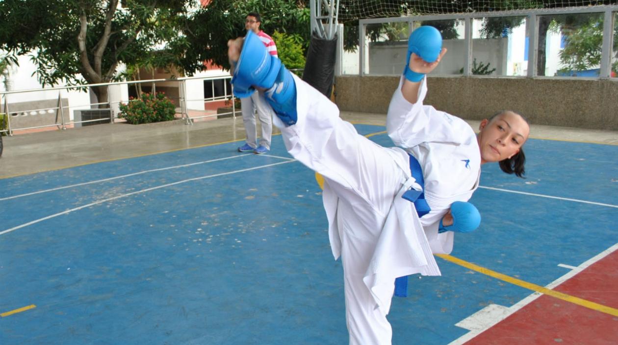 La peleadora que representa al departamento competirá por una nueva medalla de oro. 