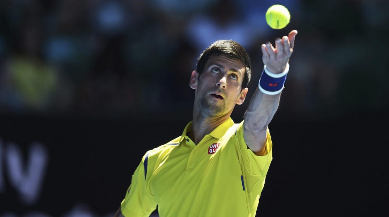 Novak Djokovic, tenista serbio. 