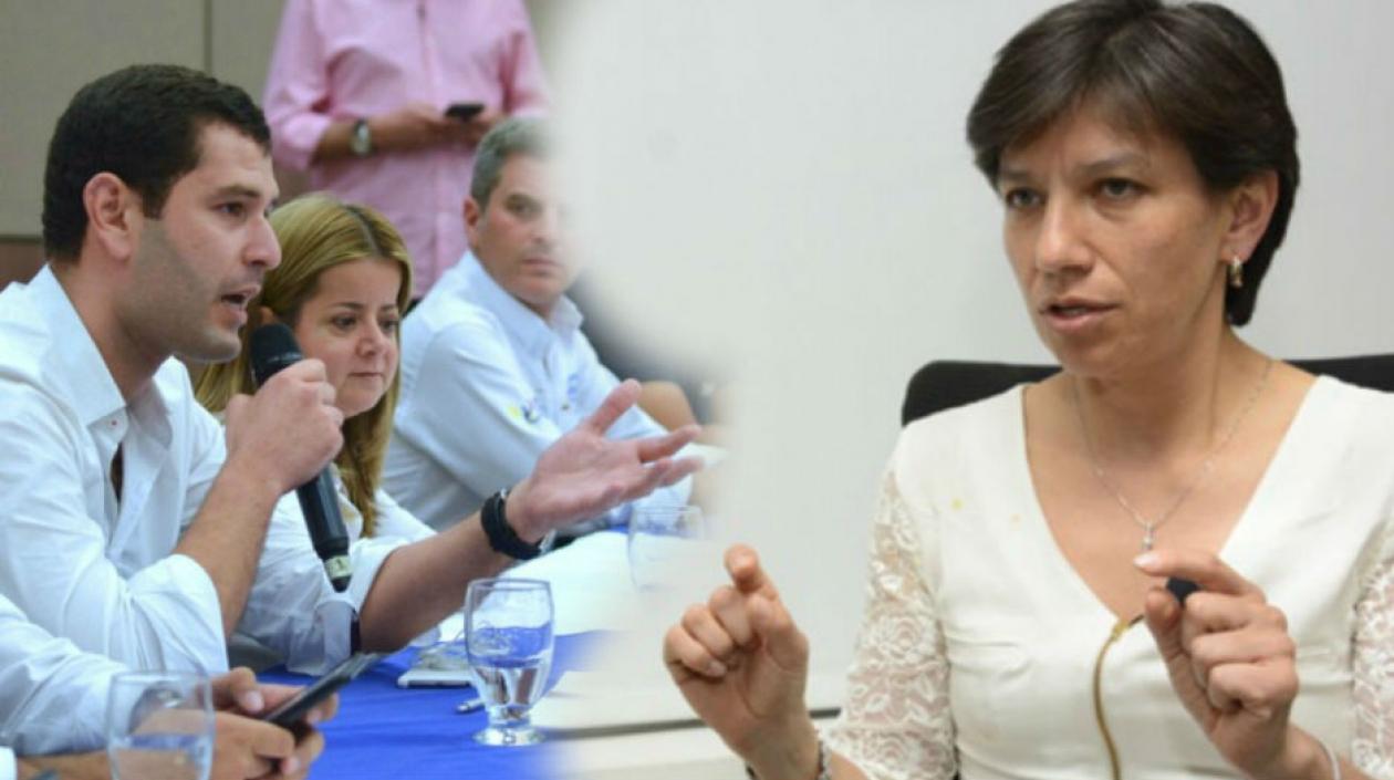 Luis Miguel Cotes le respondió a Claudia López en Twitter.