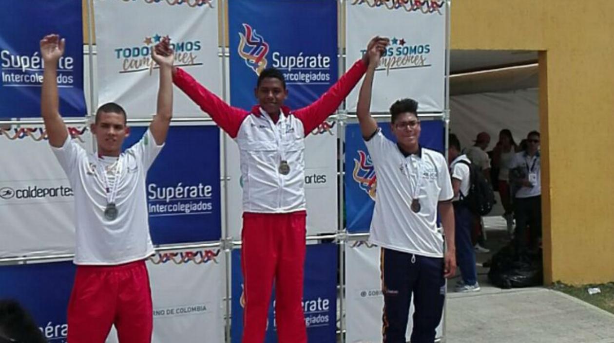 Camilo Marrugo, nadador del Atlántico. 