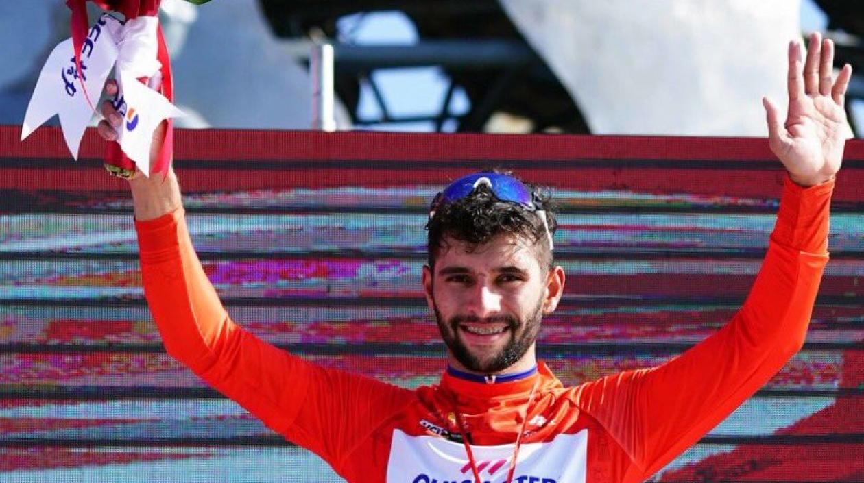 Fernando Gaviria, segunda victoria en línea en el Tour de Guangxi en China.