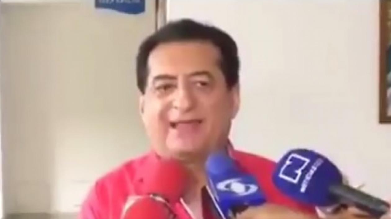 El cantautor Jorge Oñate.