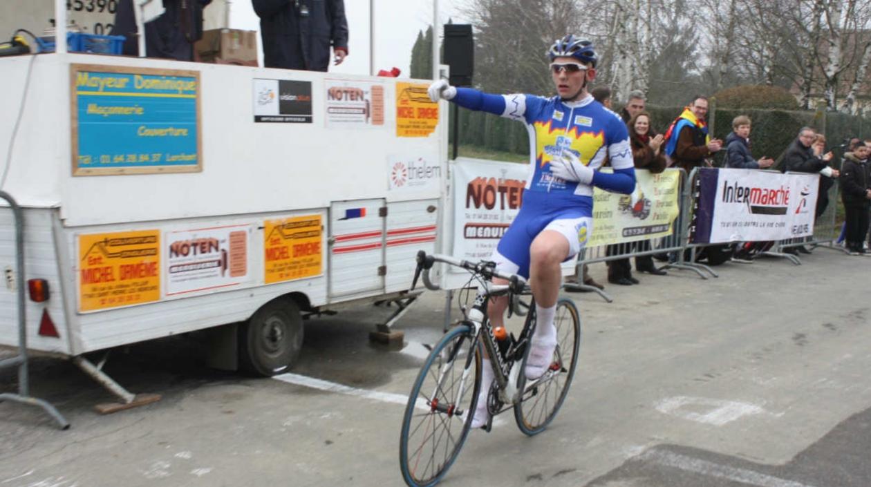 Mathieu Riebel, ciclista fallecido.