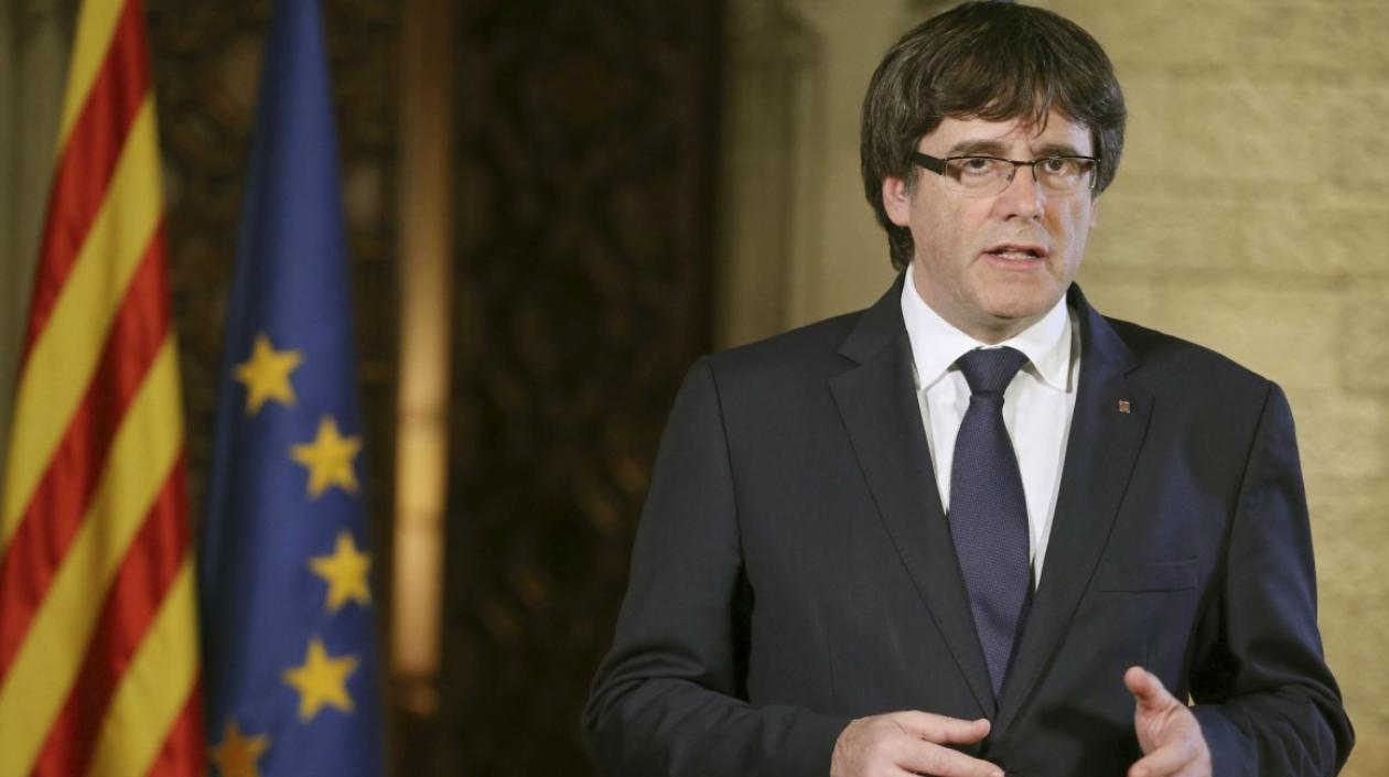 Carles Puigdemon, presidente de la región de Cataluña.