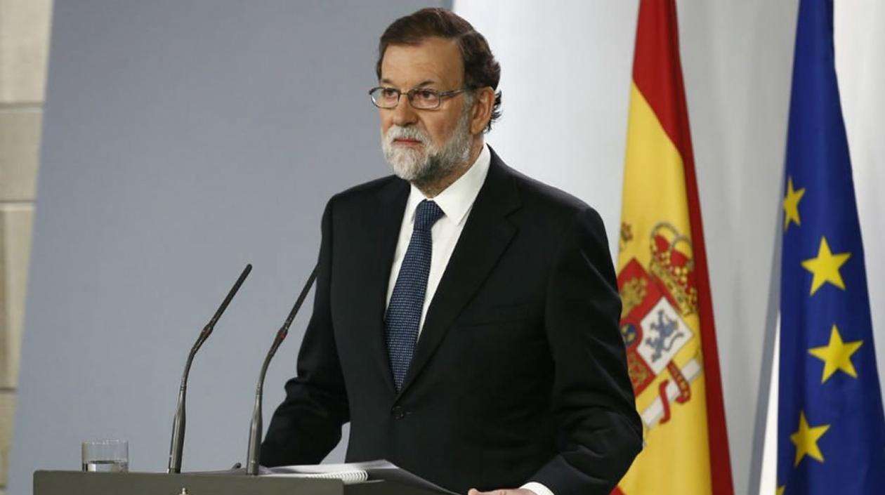 El jefe del Ejecutivo español, Mariano Rajoy