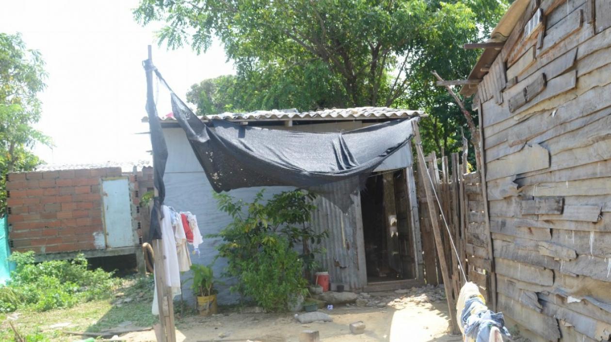 En esta vivienda ocurrió el fatal hecho.