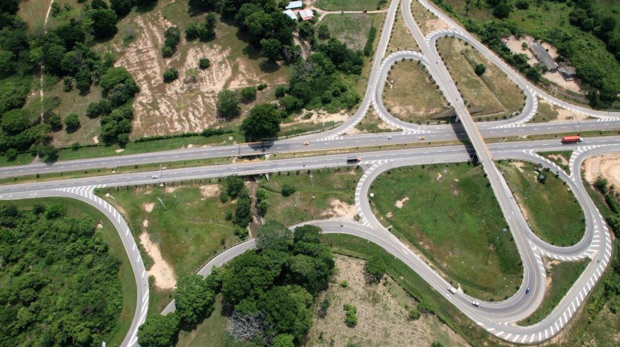 Tramo de la Ruta del Sol II.