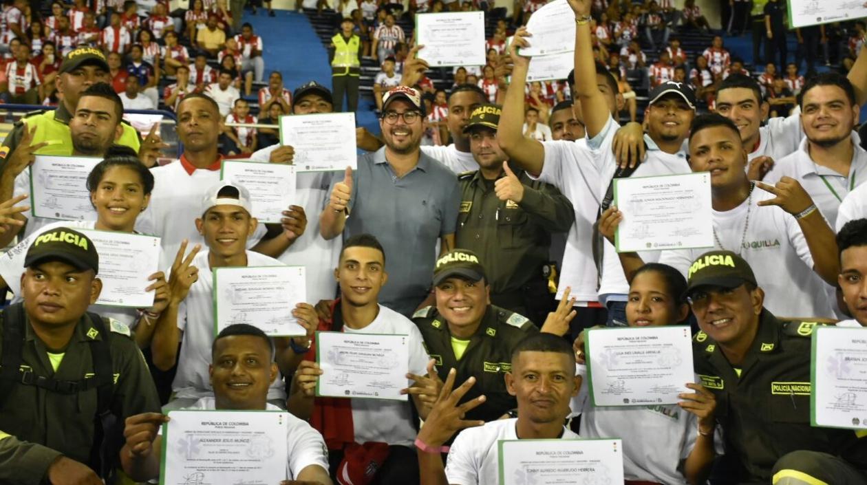 Barristas de Junior graduados. 