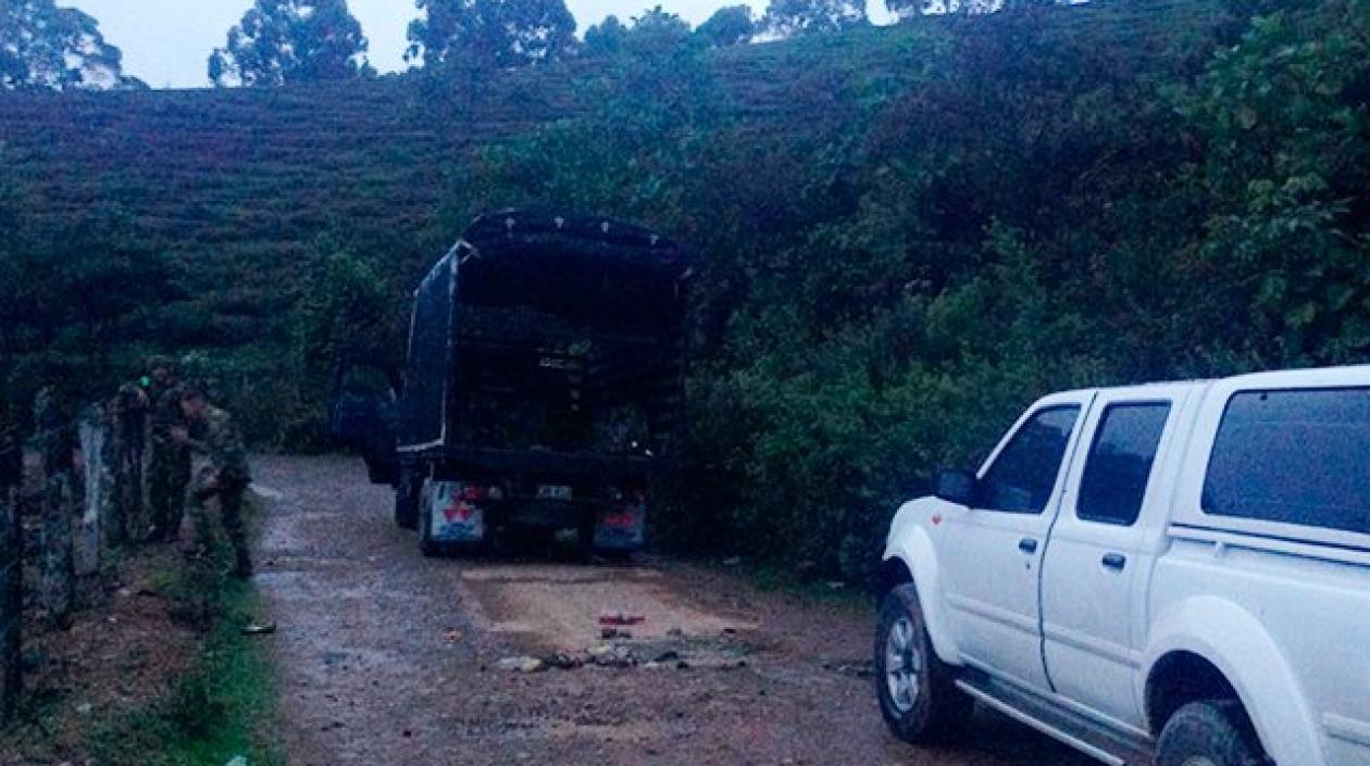 Zona donde ocurrieron los hechos en Jamundí.