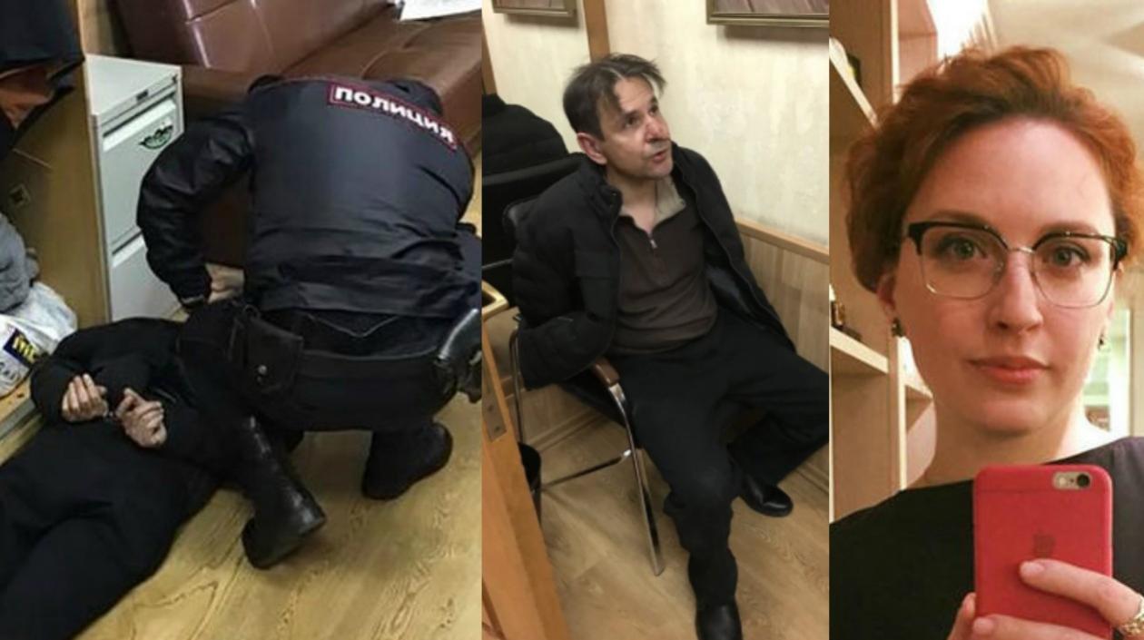 La periodista rusa Tatiana Felgenhauer fue ataca por este hombre (foto) que fue capturado. Ella está fuera de peligro.