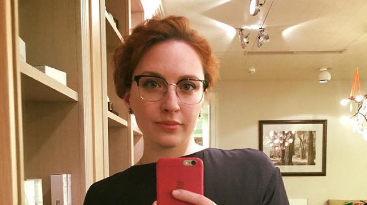  Tatiana Felgenhauer, periodista de la emisora de radio independiente "Eco de Moscú".