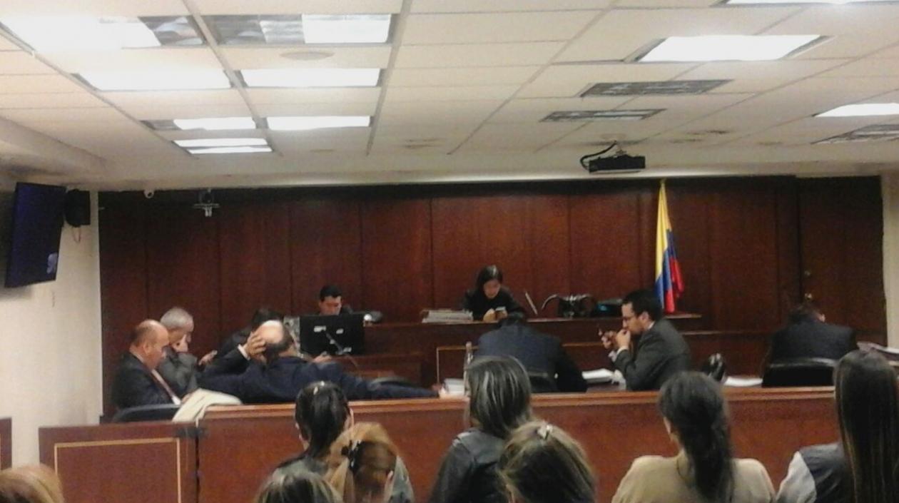 Audiencia celebrada en Bogotá.