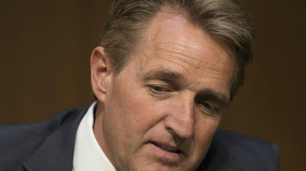 El senador Jeff Flake.
