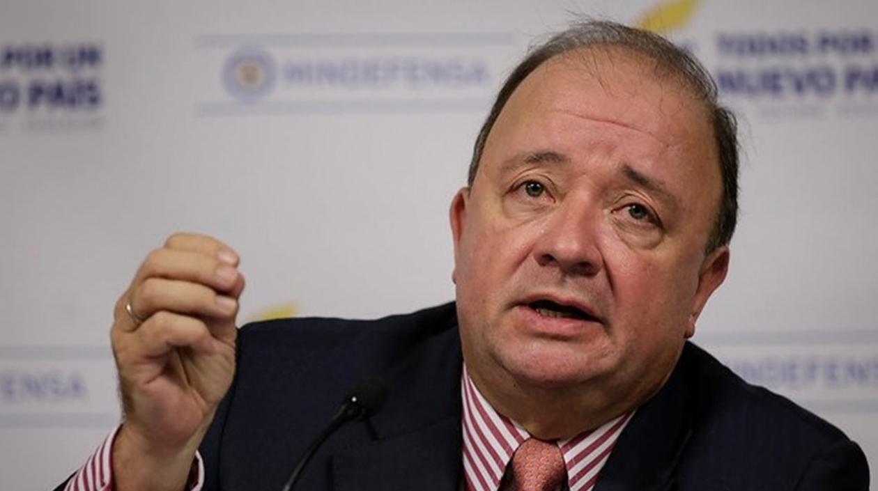 El ministro de Defensa, Luis Carlos Villegas.