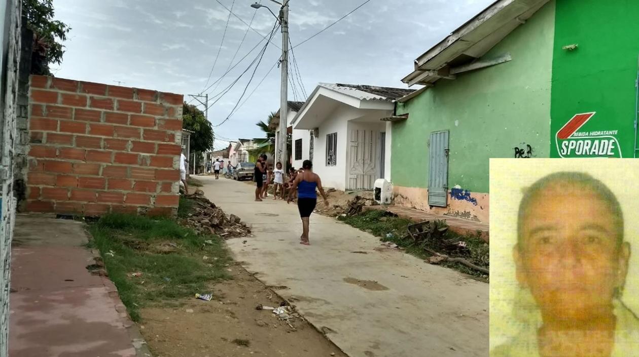 En este sector fue herida a cuchillo  Marlene Montagut por su esposo Víctor Vargas.