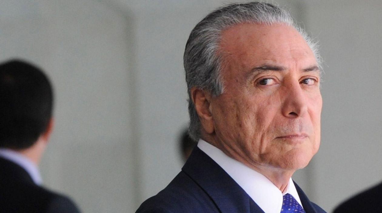 Michel Temer, presidente de Brasil.