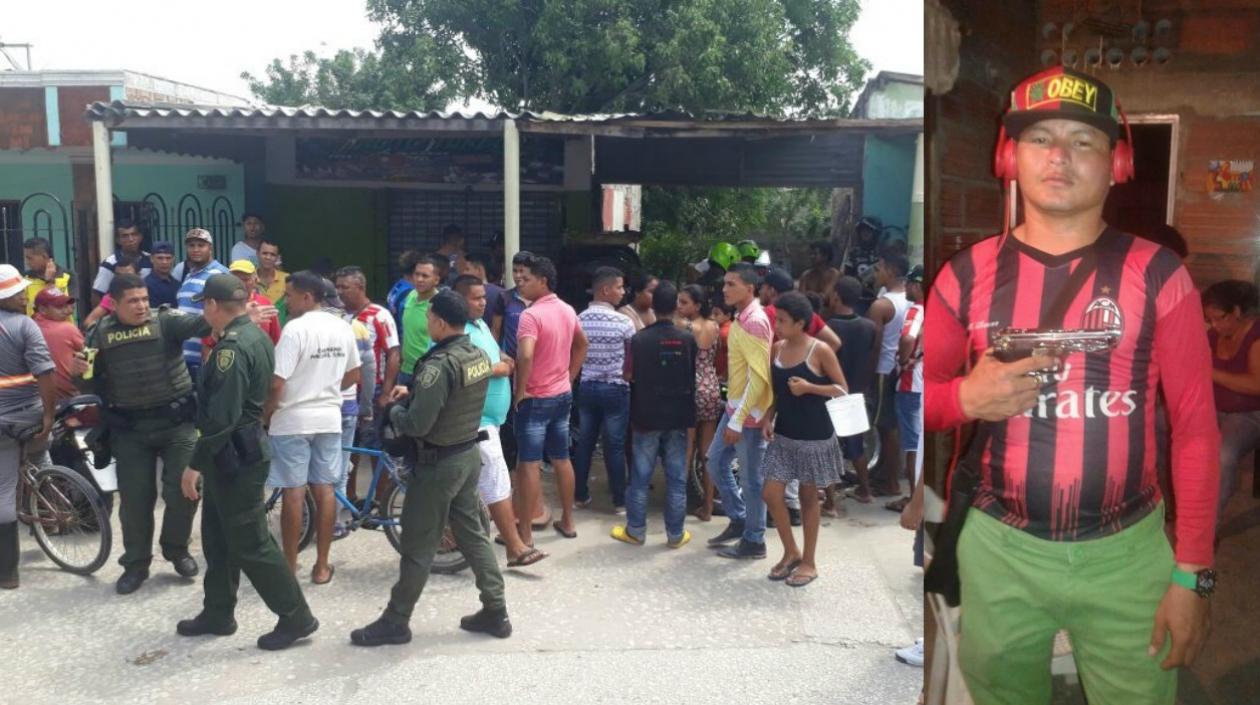 Leonel Álvaro fue asesinado en la calle 12 con carrera 2, en el barrio El Carmen.