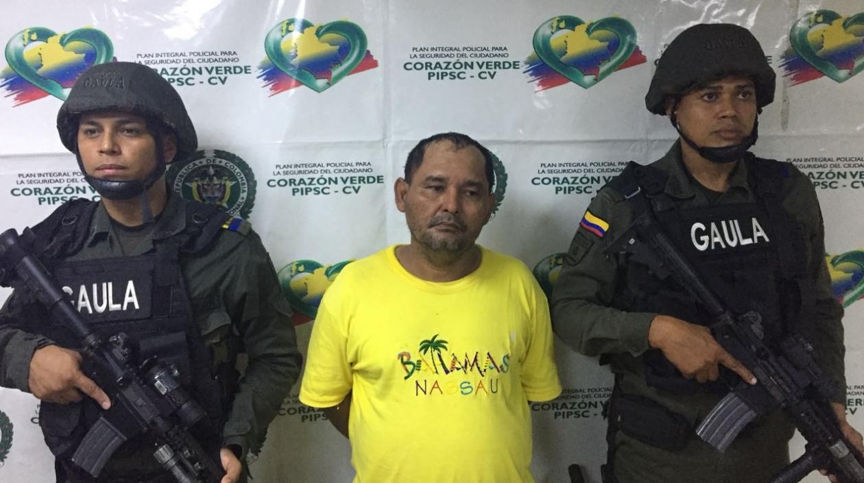 Humberto Rodríguez Orozco fue capturado por el delito de extorsión en Barranquilla.