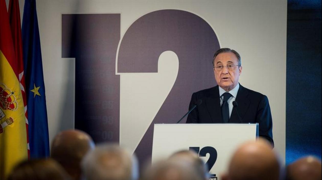 Florentino Pérez, presidente del Real Madrid. 