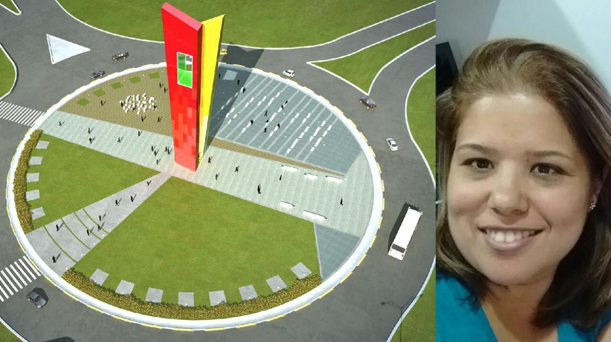 Monumento ganador del Concurso Ventana al Mundo de Tecnoglass