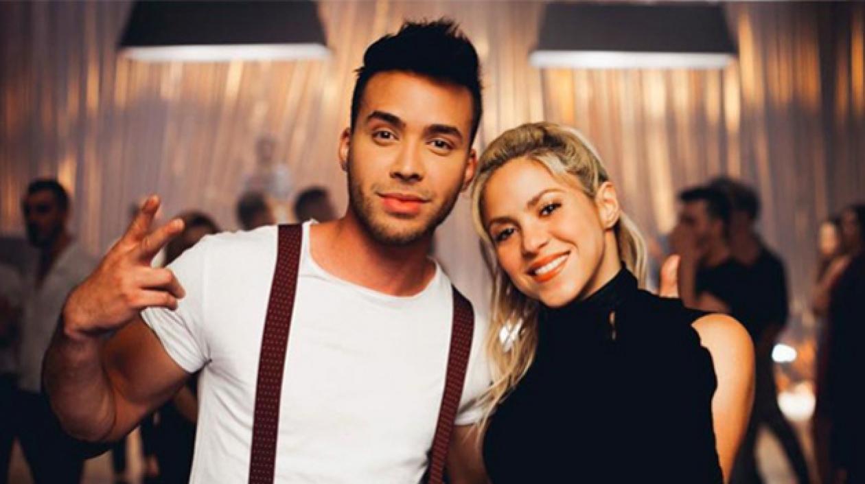 Prince Royce y Shakira.
