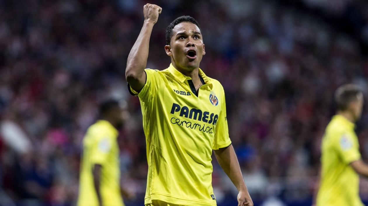  El delantero colombiano del Villarreal, Carlos Bacca